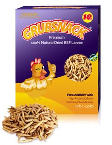 10 lbs Natural Dried Black Soldier Fly Larvae